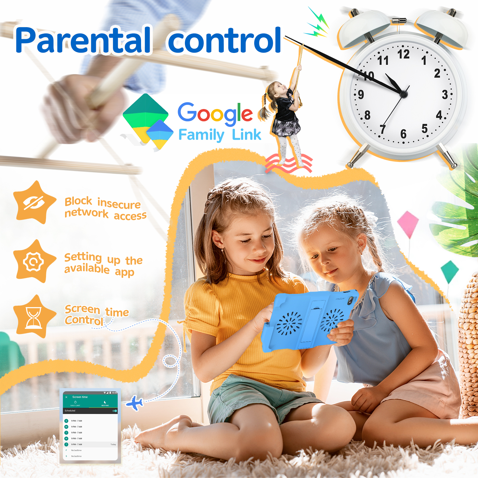 Android 12 Kids Tablet, 10.1