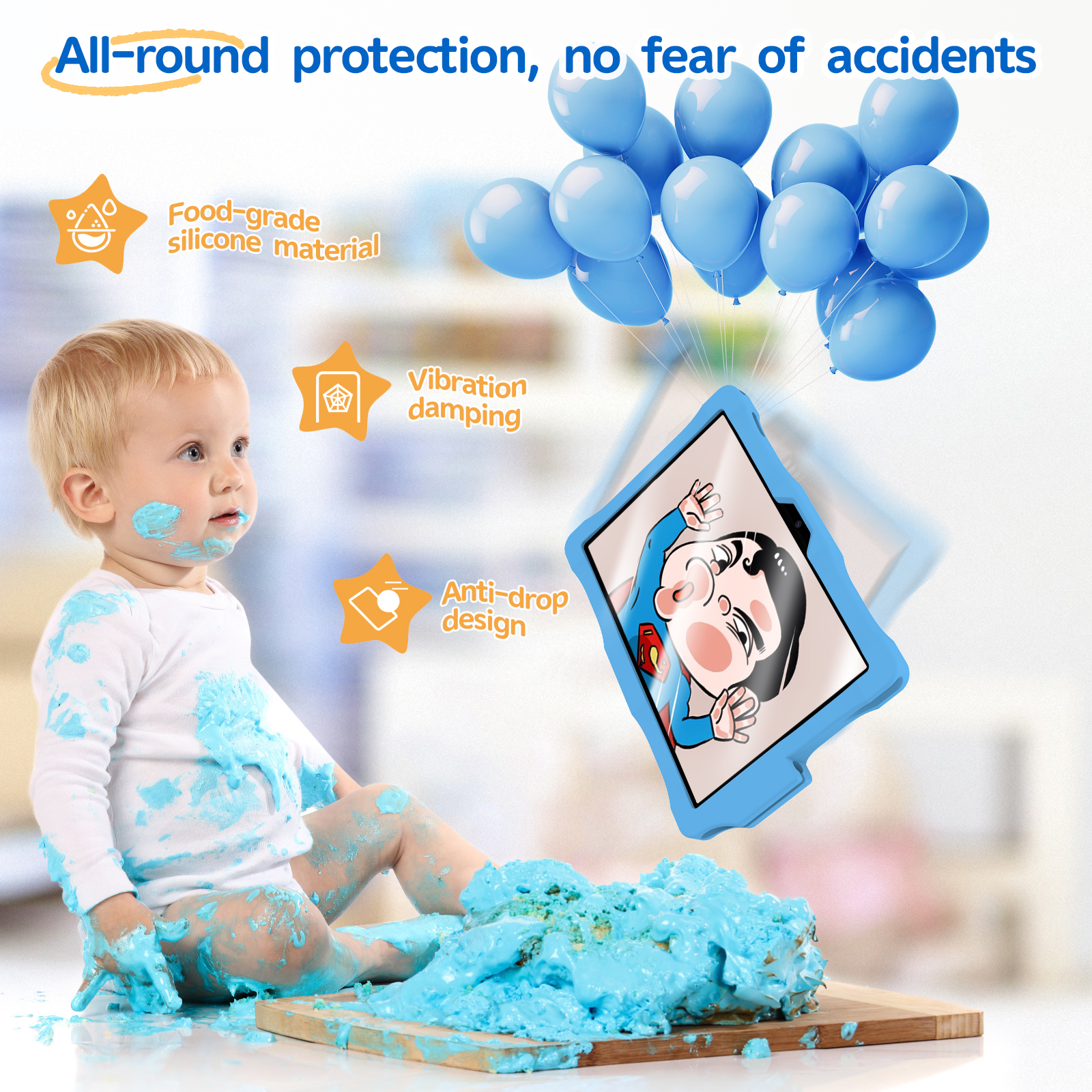 Android 12 Kids Tablet, 10.1