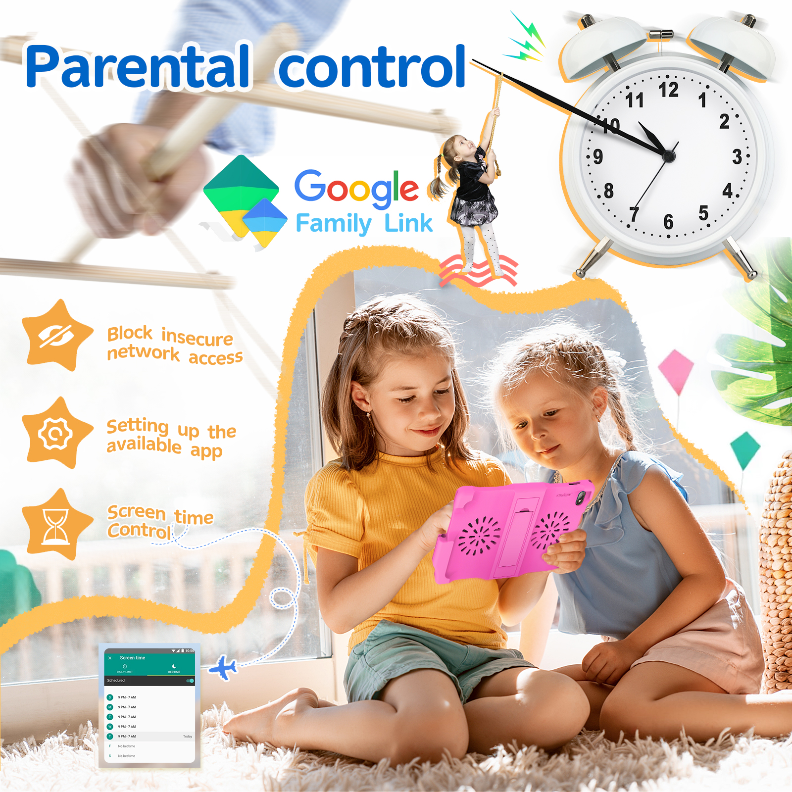 Android 12 Kids Tablet, 10.1