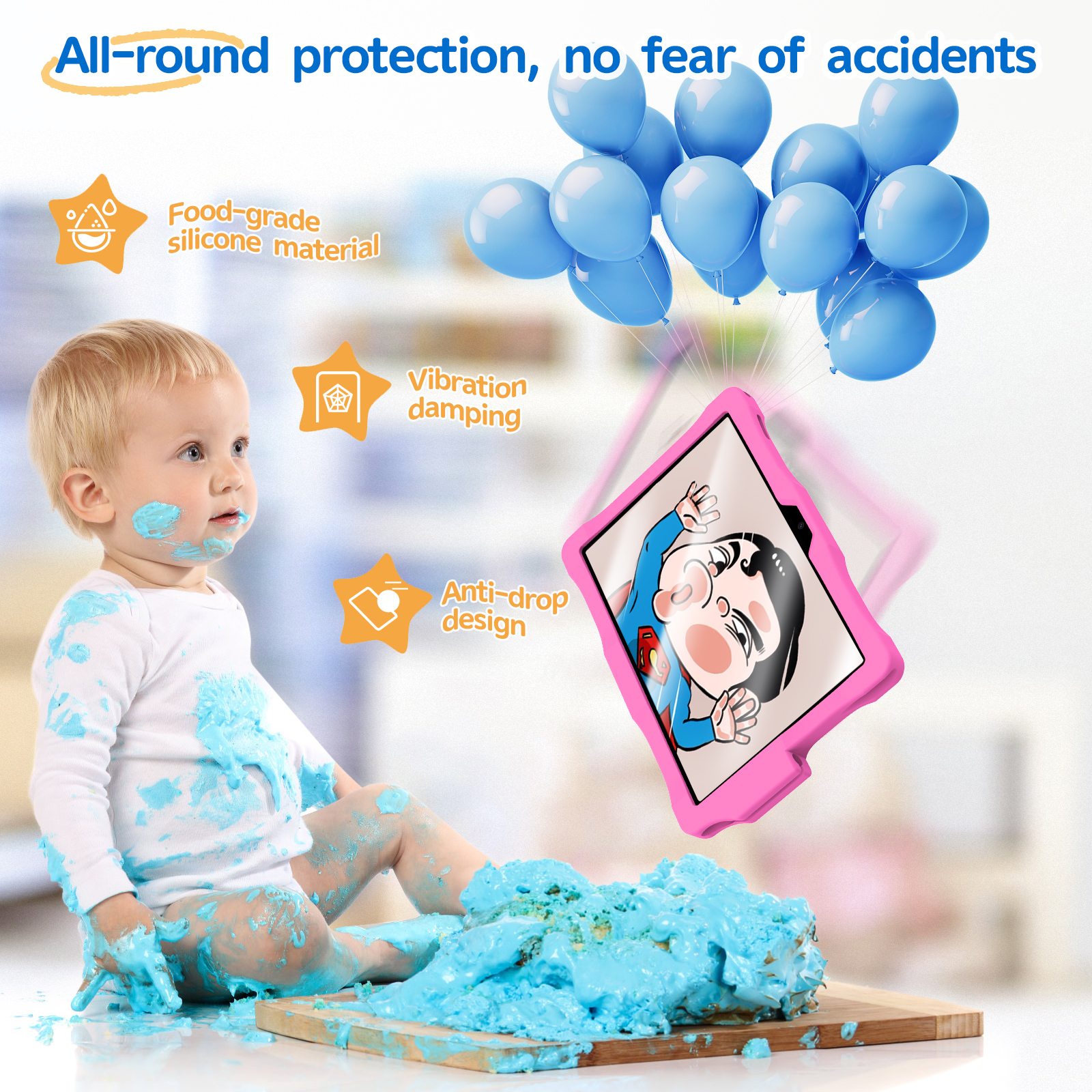 Android 12 Kids Tablet, 10.1