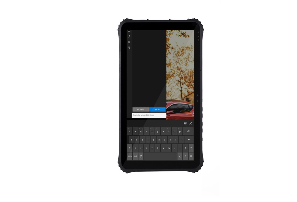 KS-122H Kinstone Windows 10 Rugged Touchscreen Tablet, Ultra-wide 12.2inch Display, 12600mAh Battery, Enterprise Mobile Field Work Heavy-Duty Tablet