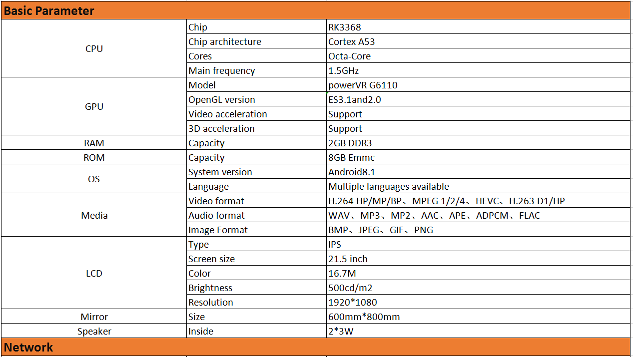 Kinstone Customize Size Hardware Software Bathroom Mirror Lcd Advertising Display Screen