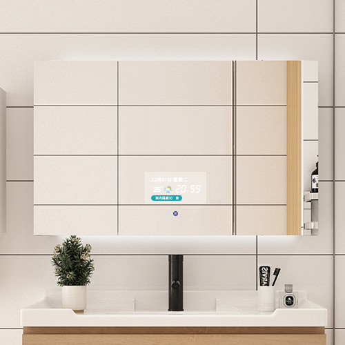 Kinstone OEM 10.1 inch LCD Bathroom Mirror Wall mounted Bathroom Intelligent Smart Mirror