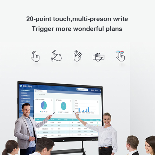 Kinstone 86 inch Interactive Whiteboard Educational Mobile Smart Board Panel