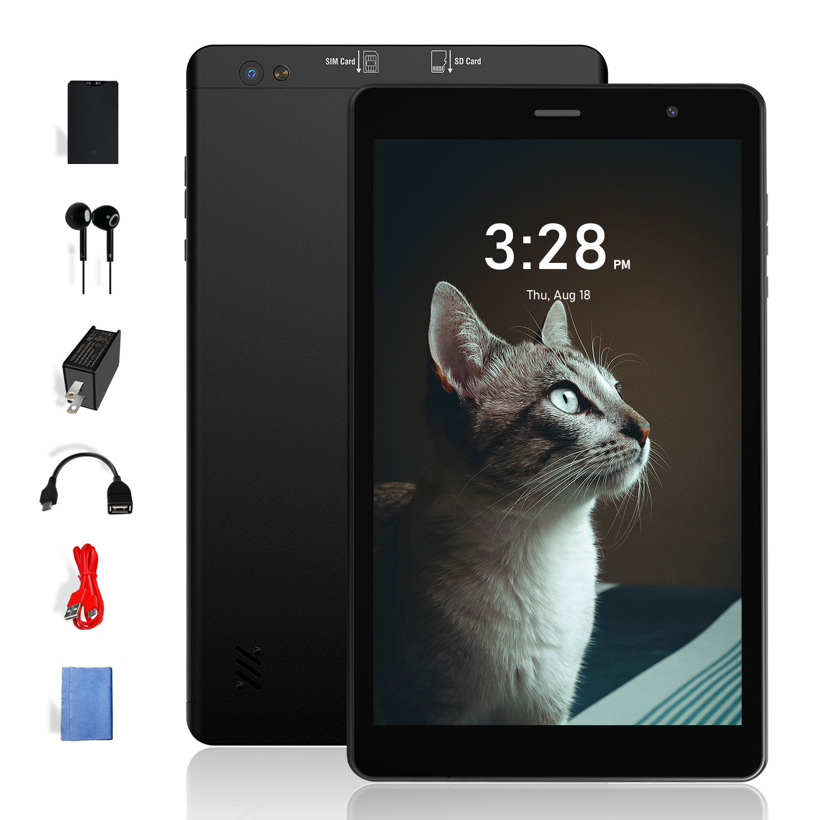 Kinstone 8 inch Tablet PC 4000mAh 4G LTE Octa-core FHD BOE LCD 3GB/4GB/6GB+32GB/64GB/128GB