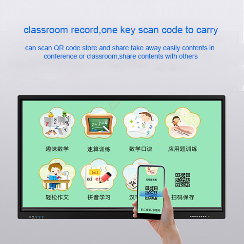 Kinstone 65 inch Touch IFP Education UHD AIO Interactive Portable Whiteboard