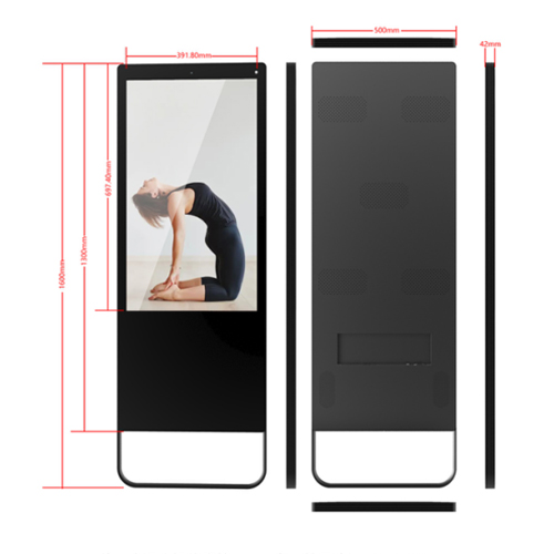 Kinstone Fitness Smart Mirror 43 Inch LCD Standalone type Fitness Mirror Device