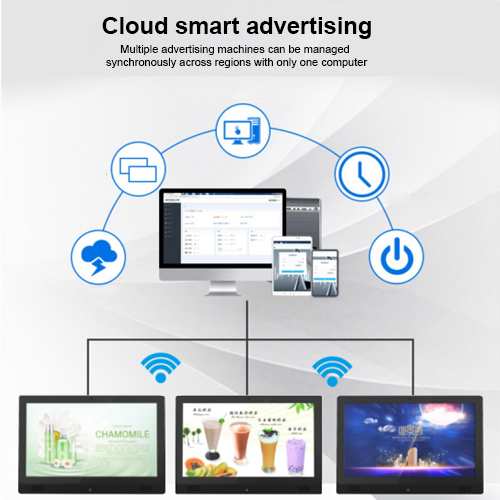 Kinstone 15.6 inch Wall mounted Digital Signage POP LCD Advertising Display