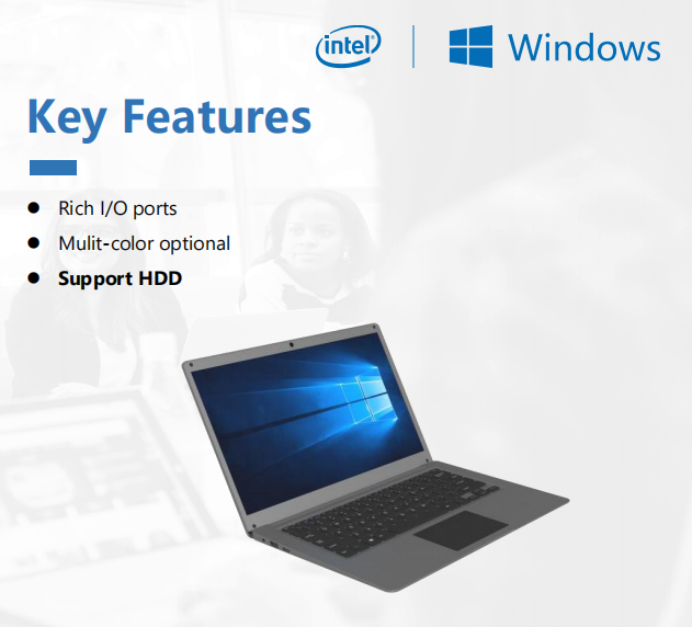 Kinstone NB-141NIA 14.1-inch 4+64G Ultra-thin mini portable laptop