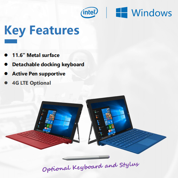 Kinstone SF-116NIA 11.6-inch 4+64G Metal tablet laptop