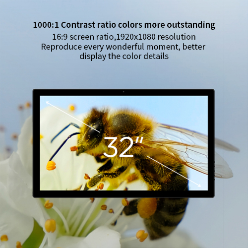 Kinstone 32 inch Wall Mount Treadmill Screen Digital Signage Kiosk LCD Advertising Display