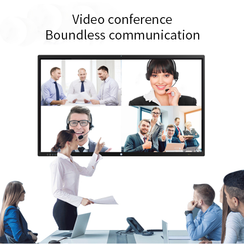 Kinstone 98 inch Touch AIO Interactive Flat Panel High Definition Videoconferencing System Video Conferencing Solution Video Conference Camera Computer PC