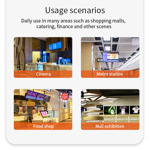 Kinstone 32 inch Wall Mount Treadmill Screen Digital Signage Kiosk LCD Advertising Display