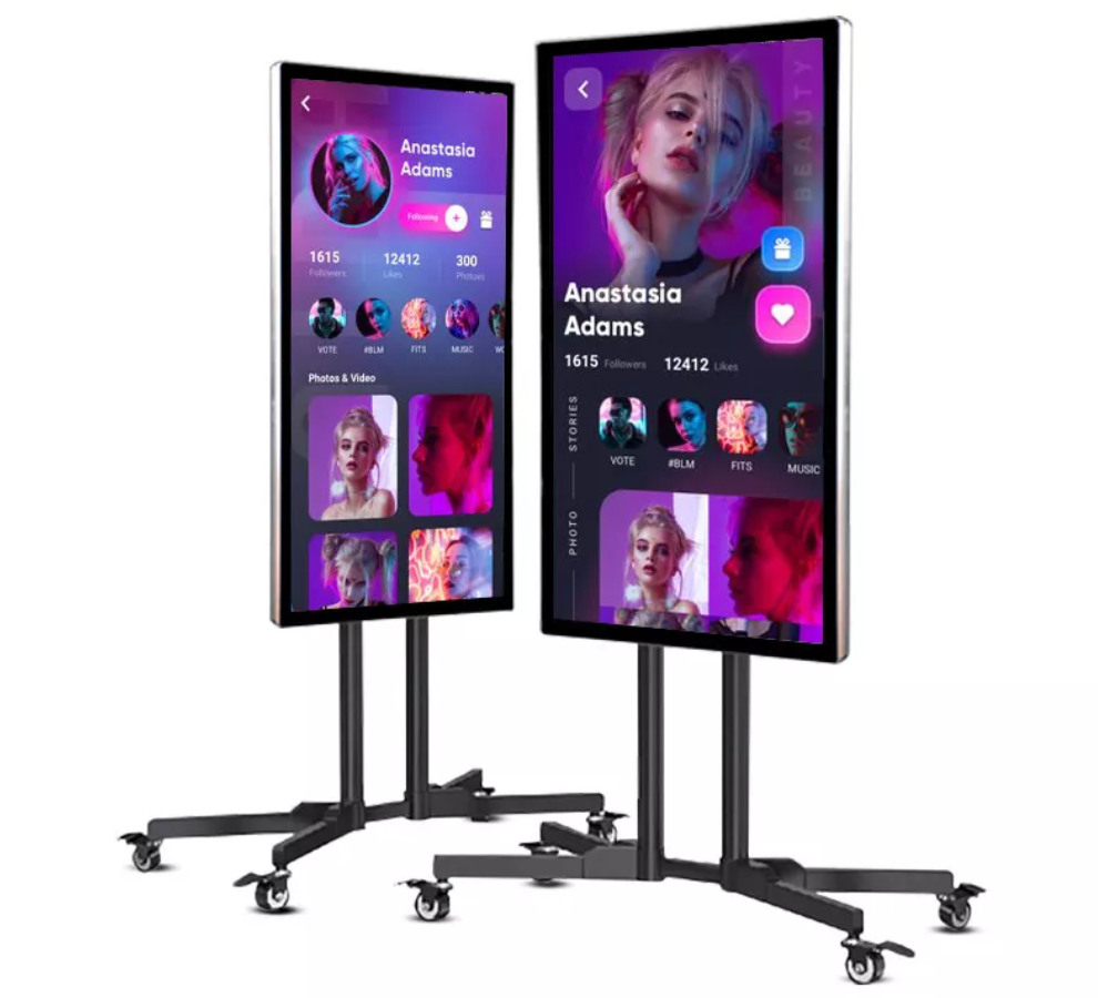 Kinstone 65 inch LCD Shopping Live Streaming Remote Live Broadcast Video Machine