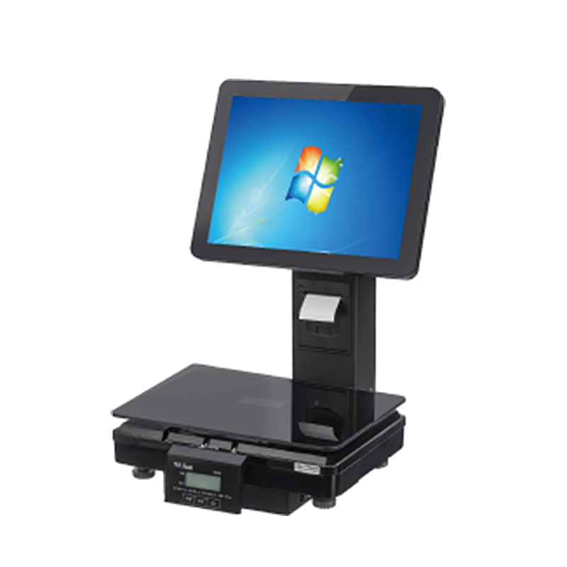 Touch the all-in-one machine to enhance the store's good cashier image