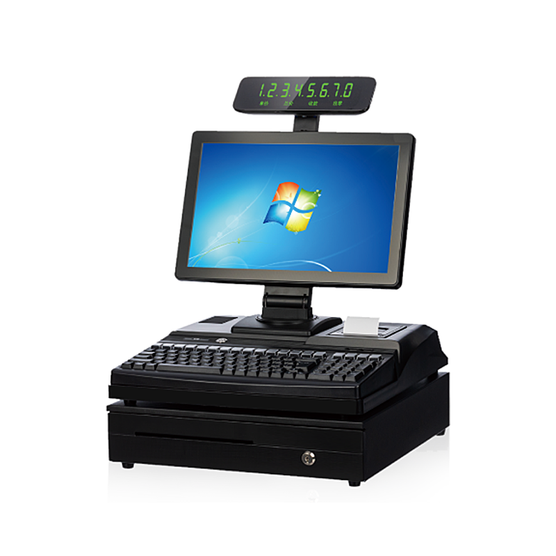 Touch the all-in-one machine to enhance the store's good cashier image