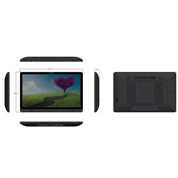 Kinstone 23.8 inch POP Wall mounted Digital Signage LCD Advertising Display